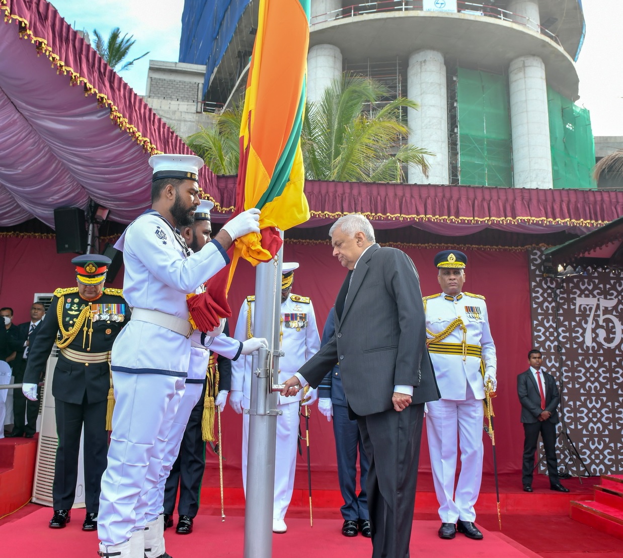 Sri Lanka’s 75th Independence Day celebrated under tight security